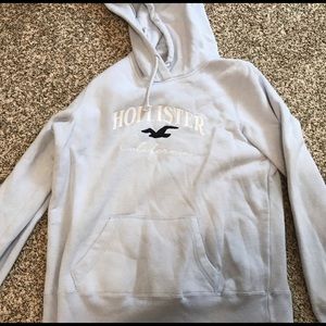 baby blue hollister hoodie